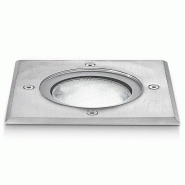 Gea Luce Spot Encastrable Piétonnier Ges261 - Lampe De Balisage Led Avec Structure En Aluminium Et Couvercle En Acier Inoxydable Aisi 306, Ip67 - Gea Gea Luce Spot Encastrable Piétonnier Ges261 - Lampe De Balisage Led Avec Structure En Aluminium Et Couvercle En Acier Inoxydable Aisi 306, Ip67 - Gea