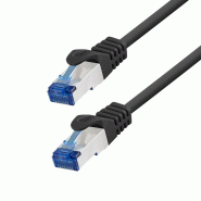 LogiLink Professional Câble patch Ultraflex, Cat.6A, S/FTP, 2,0 m, noir, 2 m - noir 4052792055931