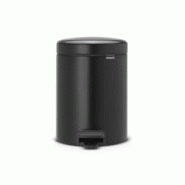 Poubelle lcon 5 L noir mat - Métal Brabantia 27.2x20.5 cm - noir acier 55112928 Poubelle lcon 5 L noir mat - Métal Brabantia 27.2x20.5 cm - noir acier 55112928