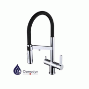 Robinet 3 voies CHEF chromé - Mitigeur avec douchette flexible, semi professionnel Robinet 3 voies CHEF chromé - Mitigeur avec douchette flexible, semi professionnel