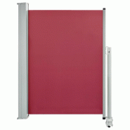 VidaXL Auvent latéral rétractable de patio 100x300 cm Rouge Modèle Zephyr Nova - rouge 48342_0