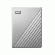 Western Digital WDBPMV0040BSL-WESN disque dur externe 4 To USB Type-C 3.2 Gen 1 (3.1 Gen 1) Argent