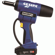 Appareil à rivetage aveugle sans fil PowerBird® Pro Gold Edition 9 pièces 20 000 N accu coulissant, chargeur L-Boxx GESIPA Appareil à rivetage aveugle sans fil PowerBird® Pro Gold Edition 9 pièces 20 000 N accu coulissant, chargeur L-Boxx GESIPA