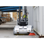Balayeuse industrielle ramasseuse sans connexion leader'clean pour chariot élevateur - emily clean