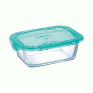Boîte de conservation rectangulaire hermétique 38 cl Keep'n Box + Couvercle Lagoon - Luminarc - transparent verre ARCG8402