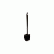 Brosse wc boule noire pour le nettoyage des toilettes (19c/n ) longueur totale 360mm_0