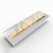 Brûleur au bioéthanol encastrable 4,5 L en acier inoxydable DIVINA FIRE L61 x P18,7 x H9,5 cm - multicolore 87066 Brûleur au bioéthanol encastrable 4,5 L en acier inoxydable DIVINA FIRE L61 x P18,7 x H9,5 cm - multicolore 87066
