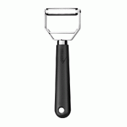 Eplucheur rapide lame dentelée pivotante manche PP noir Déglon 17 cm - par 1