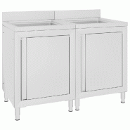 Éviers de cuisine commerciaux 2 pcs Acier inoxydable - 3058273 Éviers de cuisine commerciaux 2 pcs Acier inoxydable - 3058273