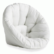 FAUTEUIL CONVERTIBLE NIDO OUT COULEUR BLANC