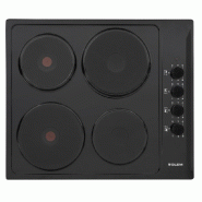 GLEM Table De Cuisson électrique 59cm 4 Feux 6000w GTL640BK - noir 8033945383978 GLEM Table De Cuisson électrique 59cm 4 Feux 6000w GTL640BK - noir 8033945383978