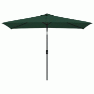 Helloshop26 - Parasol 200 x 300 cm vert rectangulaire 02_0008032 - vert acier 3000430182724