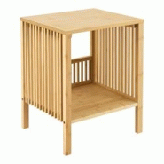 Helloshop26 - Table d'appoint bambou 50 x 38,5 x 33 cm naturel 03_0008656 - 3001945247762 Helloshop26 - Table d'appoint bambou 50 x 38,5 x 33 cm naturel 03_0008656 - 3001945247762