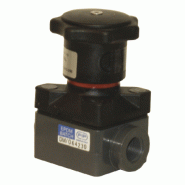 Microvanne PVC à membrane EPDM - Femelles à coller - D 016 PN 06 - Référence 31CMIV016E