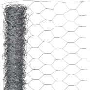 Nature grillage métallique hexagonal 1 x 10 m 40 mm acier galvanisé 419771 Nature grillage métallique hexagonal 1 x 10 m 40 mm acier galvanisé 419771