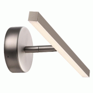 Nordlux Applique murale Ip S13 40 Métal Acier Brossé ,  H. 9 - IP44 - LEDModule /   Intérieur - gris métal 5704924024917