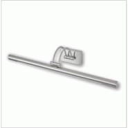 Papuq Applique murale LED 8W, lumière chaude 3000K, nickel mat, traditionnelle et élégante, totalement articulée pour tableaux et miroirs. - 84366 Papuq Applique murale LED 8W, lumière chaude 3000K, nickel mat, traditionnelle et élégante, totalement articulée pour tableaux et miroirs. - 84366