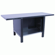 SimonRack Établi industriel avec armoire, 1800x730 mm, haute rigidité structurelle, Charge 700 kg, Noir - BT-6 PRO - noir métal 8425437126277