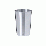 2x Gobelet en acier inoxydable (capacité 350 ml) Lot de 2 gobelets isothermes en acier inoxydable à double paroi 340 ml gris - 8412536005404