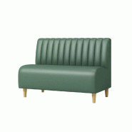 360Home Banquette Rembourrée pour Restaurant, Canapé Diner pour Café, Bar et Hôtel, Vert Foncé【KZ9958】 - 0730849669129