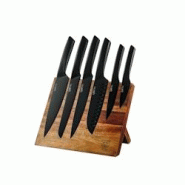 Bjorn Bloc couteaux de cuisine JENSEN VANTAA - 7 pièces - noir 3701488307472 Bjorn Bloc couteaux de cuisine JENSEN VANTAA - 7 pièces - noir 3701488307472