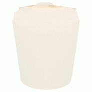 Boite à pâtes blanche 960ml Ø9x10,8cm - par 50