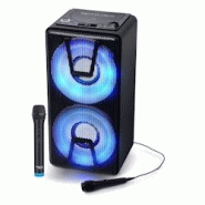 Enceinte Mobile Autonome MUSE M-1820DJ Ã LED Party box portable avec lecteur CD + Micro VHF et Filaire - BT/CD/AUX/USB - 150W - 3666638048523 Enceinte Mobile Autonome MUSE M-1820DJ Ã LED Party box portable avec lecteur CD + Micro VHF et Filaire - BT/CD/AUX/USB - 150W - 3666638048523