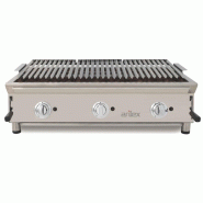 Grill pierre de lave avec grille inox 100 cm| Arilex - 100BAR