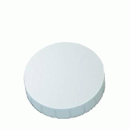 MAUL Aimants ronds Solid, Ø 32 x ép. 8,5 mm, force 0,8 kg, 10 pcs, coloris blanc - 4002390051736