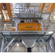 Mb-c120 centrale à béton - Meka - 115 à 124 m³/h - Châssis galvanisé, Double Arbre, Capacité 3,0 m³_1