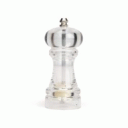 Menastyl - Moulin Sel Poivre 14cm En Acrylique Transparent Broyeur Ceramique - 3256391042786