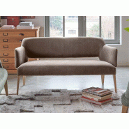 Canapé 2 places Lena tissu personnalisable Canapé 2 places Lena tissu personnalisable