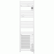 Radiateur sèche-serviettes connecté Doris étroit 300W Blanc carat - Atlantic - 851289_0