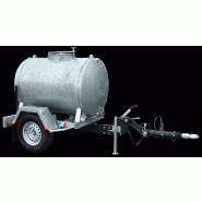 Remorque citerne 500L - Transport et stockage de liquides - Compacte et robuste