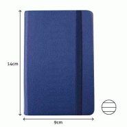 SMARTD Agenda 14x9cm Semi Cuir Bleu 116 Flh - 5608011028232