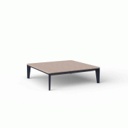 Table basse 100x100 PASADENA - bleu