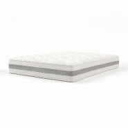 The White Stone 120x190 | Memory H20 | 3D Air, Hypoallergénique, 7 Zones - blanc textile STARTH20-120X190X20