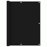 VidaXL Écran de balcon Noir 120x600 cm Tissu Oxford Modèle Dune Claire - noir 135067