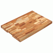VidaXL Planche à découper 60x40x4 cm Bois d'acacia massif - 286570