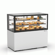 Vitrine réfrigérée INTEGRA humidité contrôlée sur base - 1200 mm - 3 niveaux - H1100 mm - IN120/50-110H | Sayl Barcelona