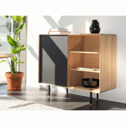 Armoire en bois massif avec porte Fina Gazzda