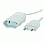 BACHMANN Câble prolongateur Euro 230V/2,5A, blanc, 2 m_0