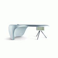 Bureau de Direction Uno - Dellarovere - Blanc, Gris_1