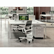 Bureau bench 2 personnes Oméga - Dimensions L120/140/160/180 x P60/80 cm - Plateau mélaminé 25 mm - 6 finitions de plateau - Garantie 3 ans Bureau bench 2 personnes Oméga - Dimensions L120/140/160/180 x P60/80 cm - Plateau mélaminé 25 mm - 6 finitions de plateau - Garantie 3 ans