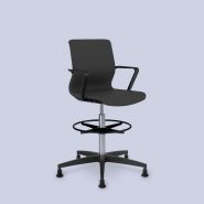 Drumback - chaise de bureau - viasit bürositzmöbel gmbh - roulettes autobloquantes