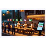 Écran de cuisine KDS - Pour restaurants, food trucks et services de traiteur Écran de cuisine KDS - Pour restaurants, food trucks et services de traiteur