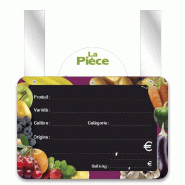Etiquette Mix Primeur vocc à pattes 15x10cm - sachet de 10