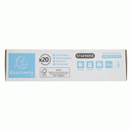 Exacompta Lot de 120 Bobine papier thermique - larg. 57mm / diam. 40mm - 3364220574107