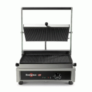 Gril professionnel multi contact intermédiaire plaque sup. Striée /... - PGECID4AO