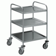 Hendi KBS Chariot de service avec 3 étagères 910x590x950 mm Charge par étagère 50 kg - inox 70960003